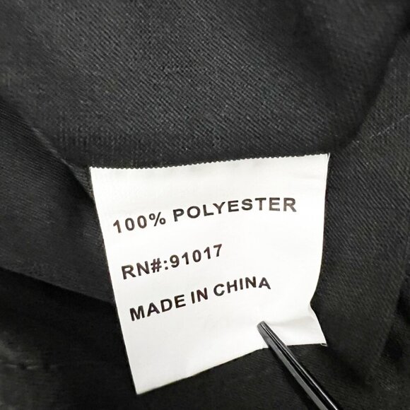 NWT Solitaire Ruched Draped Midi Skirt Dark Fairycore Whimsigoth Black Size L - Picture 7 of 13